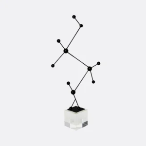 Black  Dot& line decoration-A
