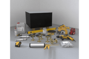 рендер деталей фальшпола