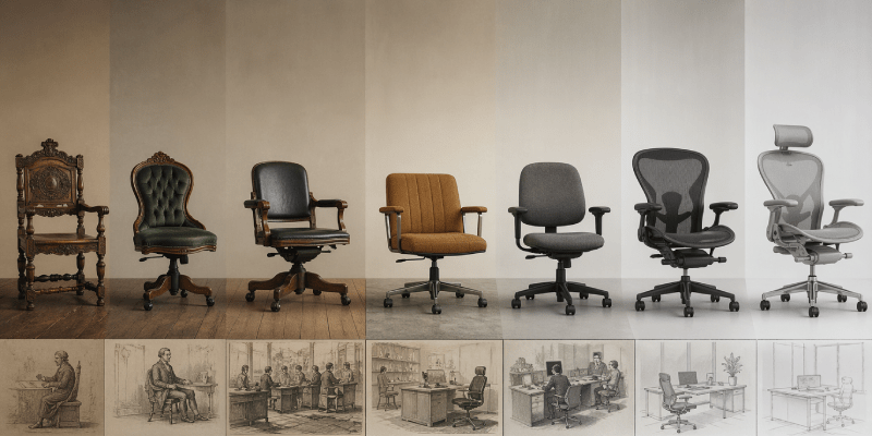 история офисного кресла