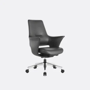 Кожаное кресло для переговоров в Ташкенте. Кожаное офисное кресло от Sitzone CH-593B.