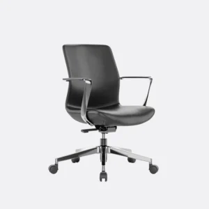 Кожаное кресло для переговоров в Ташкенте. Кожаное офисное кресло от Sitzone CH-598B.